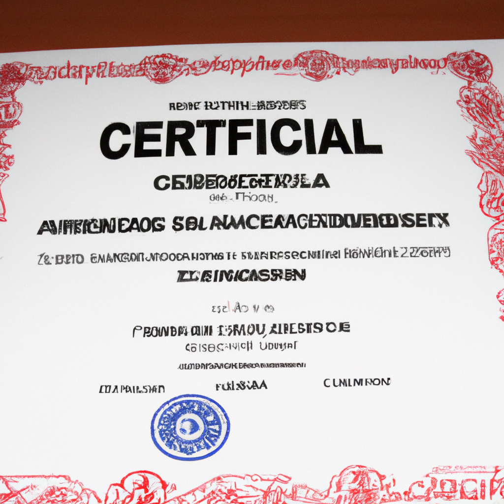 Certificado CRECI